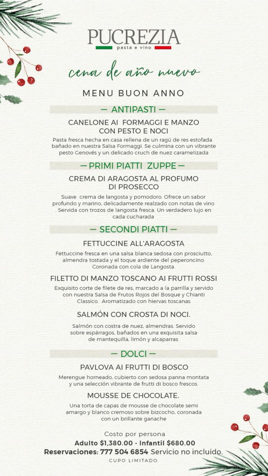 Cocteles Pucrezia